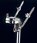With its rock solid stability, Tama's Omniball system has been acclaimed by pro drummers for well over twenty years.
<br />With Swingstar's MTH500 double tom holder, you can achive almost any angle by simply loosening one T-nut.