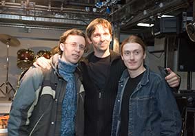 Я, Марко Миннеманн и Витьок (Барабанщик Стёпы Гига :) ) КИЕВ 2007